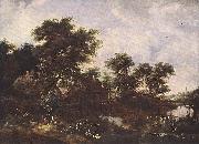 Meindert Hobbema The Watermill Oak oil painting on canvas